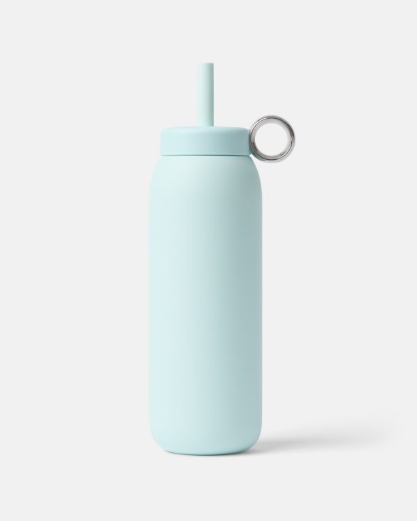 Stainless Straw Cap 24oz Celeste