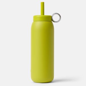Stainless Straw Cap 24oz Chartreuse