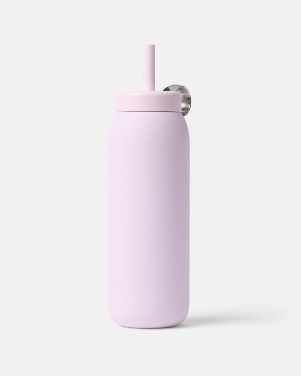 Stainless Straw Cap 24oz Oyster