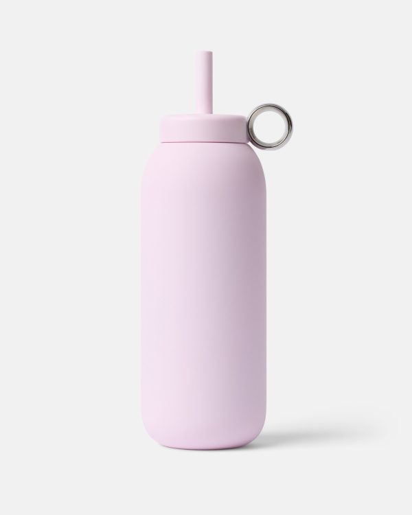 Stainless Straw Cap 32oz Oyster