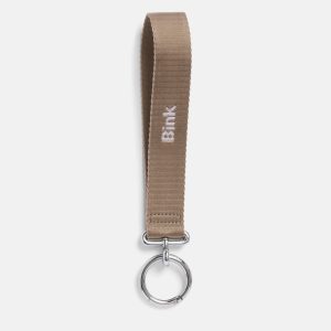 Wrist Strap Keychain Brown