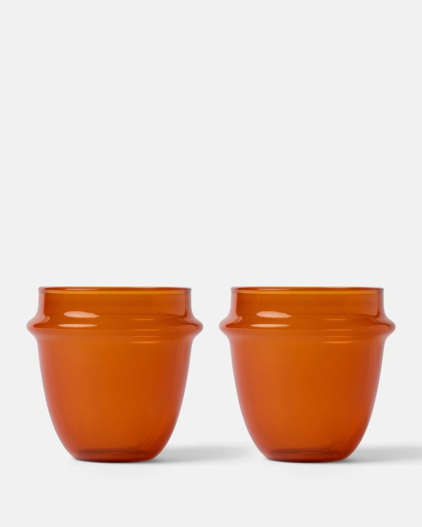 Table Cups Amber