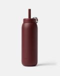 Stainless Straw Cap 24oz Black Cherry