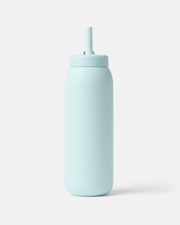 Stainless Straw Cap 24oz Celeste