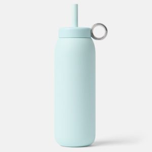 Stainless Straw Cap 24oz Celeste