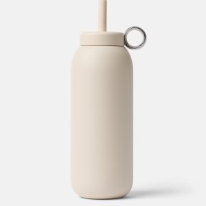 Stainless Straw Cap 32oz Almond