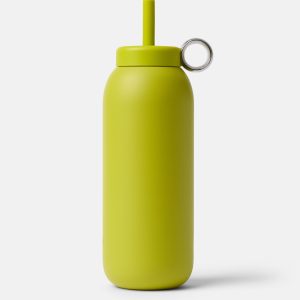 Stainless Straw Cap 32oz Chartreuse