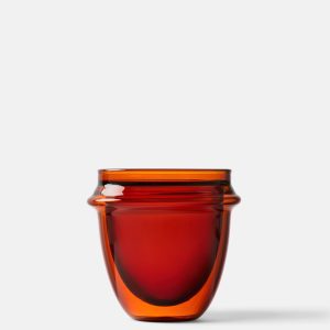 Insulated Glass Cup 10oz Amber